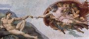 Michelangelo Buonarroti Creation of Adam oil painting